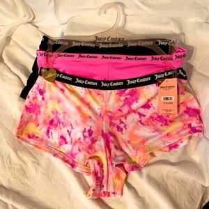 NWT Juicy Couture Plus Size Cheeky Panties. 
3-pk